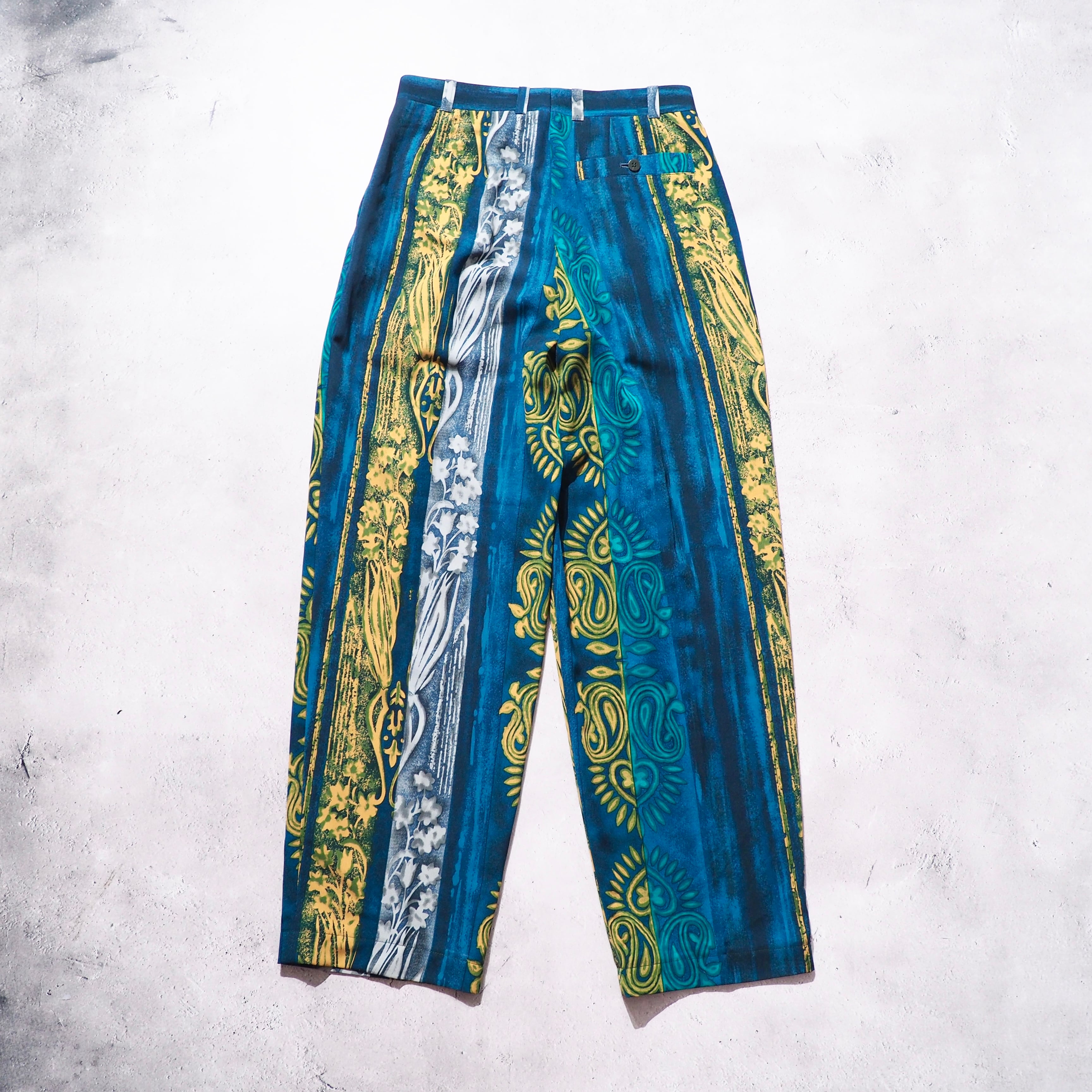 1990s Japanese Designers vintage three tuck Slacks pants | 古着屋 結々