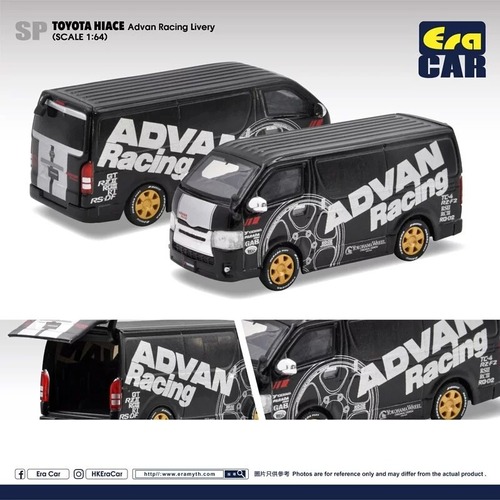 EraCar 1/64 Toyota Hiace Advan Racing Livery