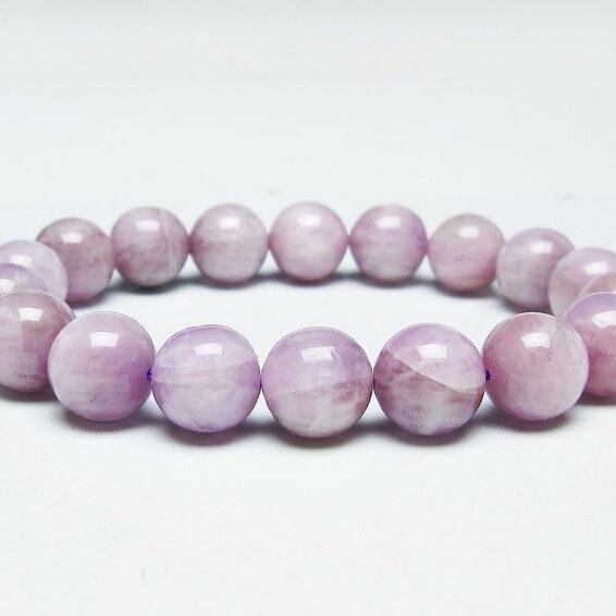 クンツァイト ブレスレット 11mm ミルキークンツァイト ブレス 一点物 メール便可 [M便 1/10] 111-46411