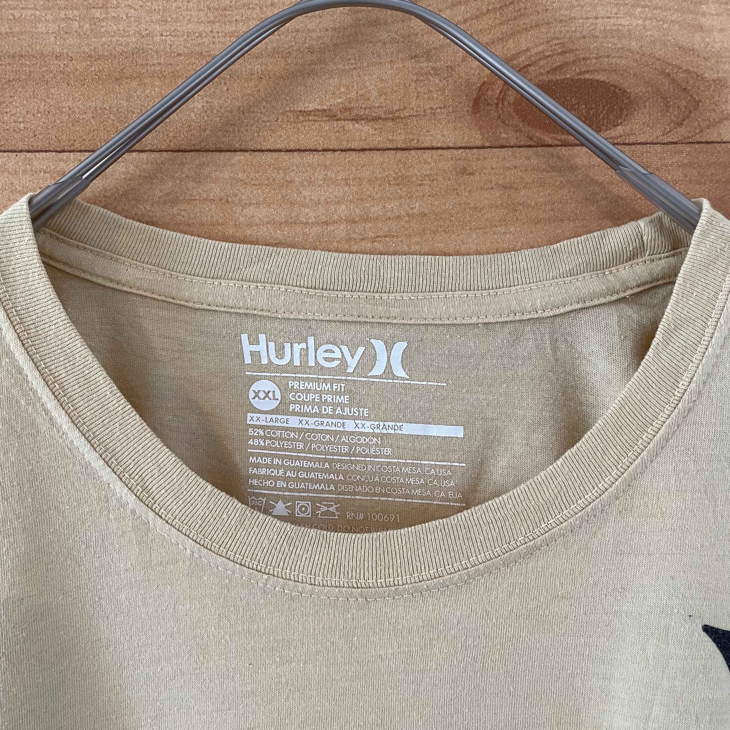 【アメリカ❗️】90s Hurley プリントロゴ　グレー　L ビッグサイズ