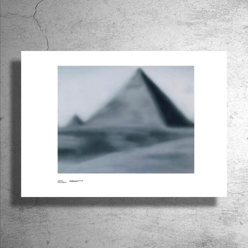ゲルハルト・リヒター『grosse pyramide』ベルギーの現代美術館制作ポスター