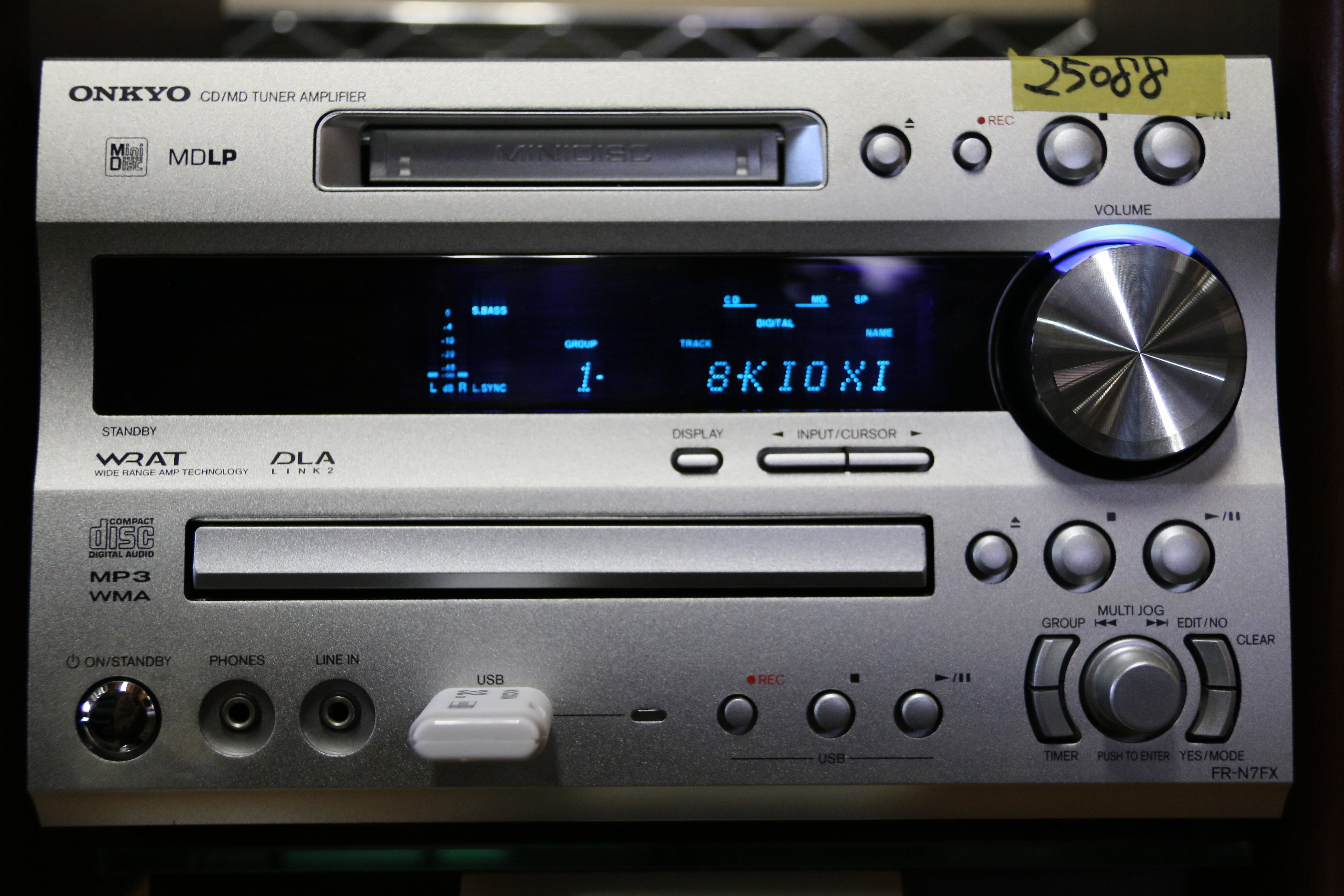 高音質で多機能！】ONKYO FR-N7FX ＆ D-N7FX MD/CD/USB/ｱﾝﾌﾟ/ﾁｭｰﾅ