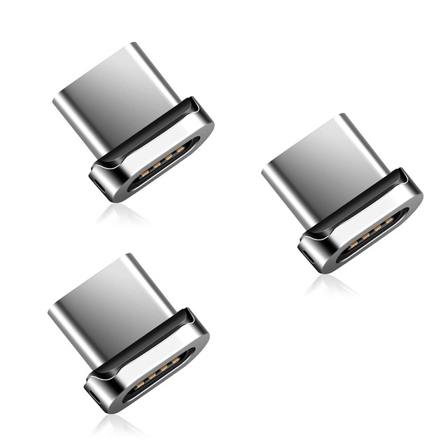 SUNTAIHO SYCX001 マグネット 充電ケーブル専用Type-c端子 マグネット アダプター 磁石 端子 防塵 着脱式 3個セット(ケーブルなし/端子のみ)