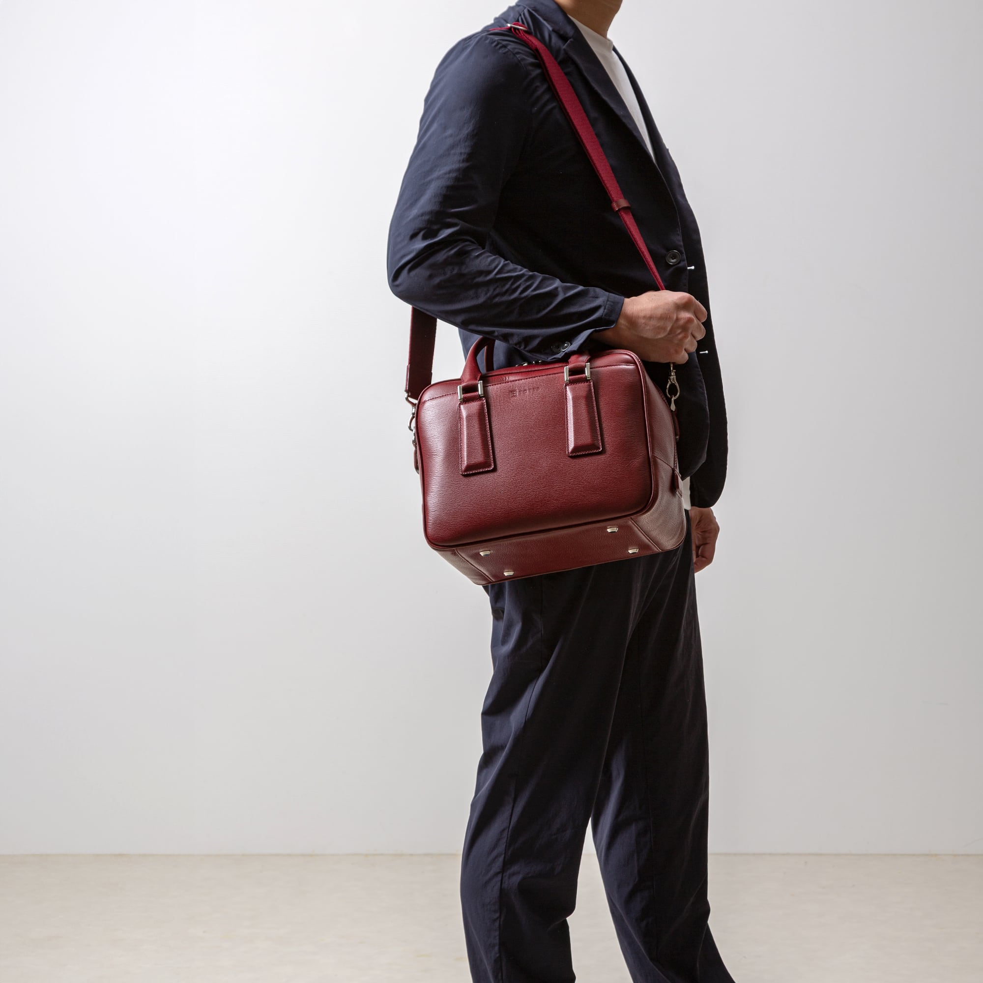 ボストンバッグ レディース 旅行 B5 2WAY メンズ［MBC024］Bordeaux