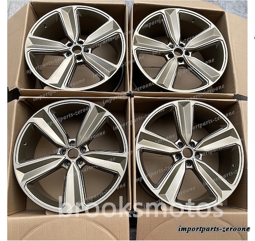 19インチ新品ブロンズホイールアウディ S5 A5 19x8.5 オフセット 30 4本セット -BRN-11696‐3