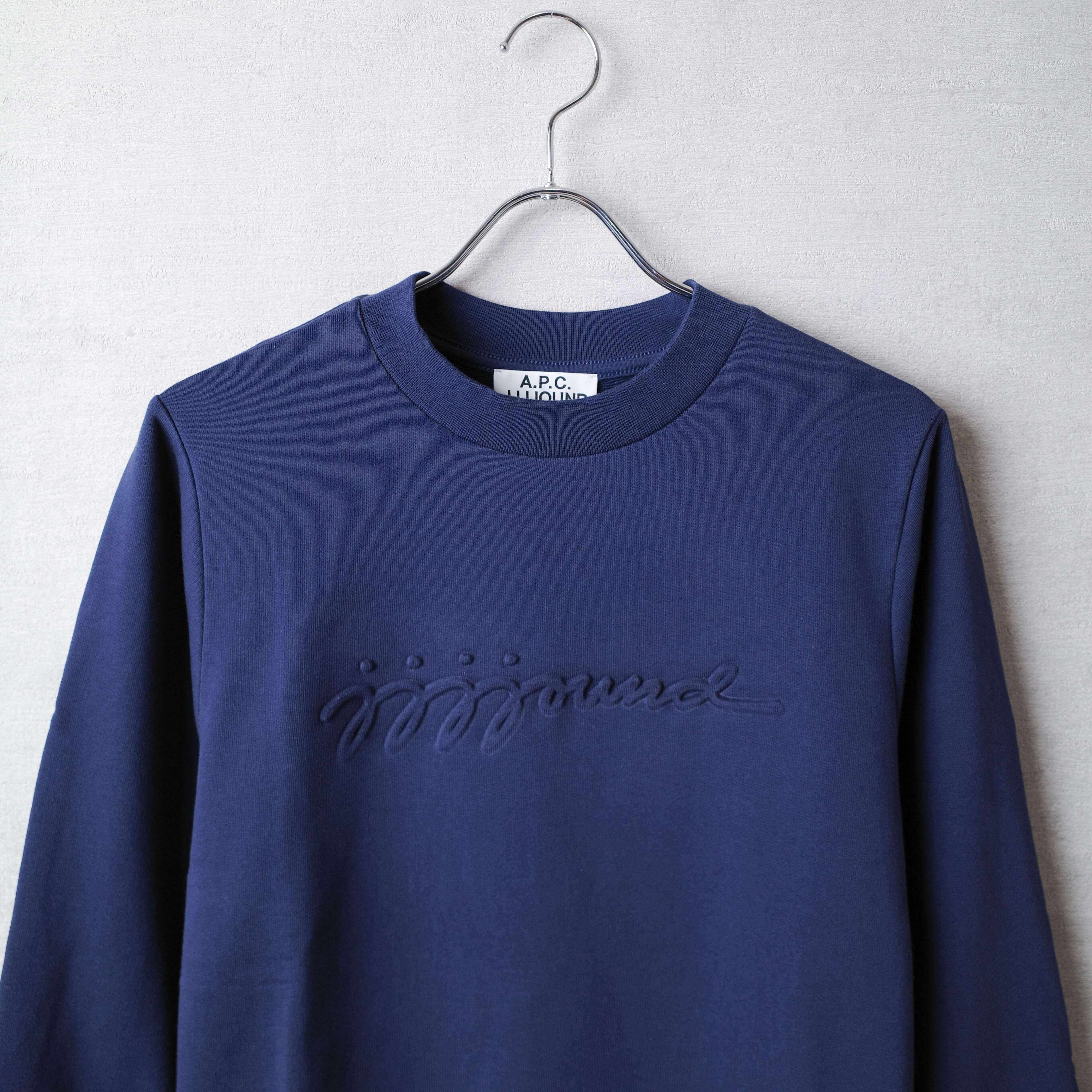 [NEW] A.P.C.×JJJJound / SWEAT JUSTIN COEAS-H27566 NAVY