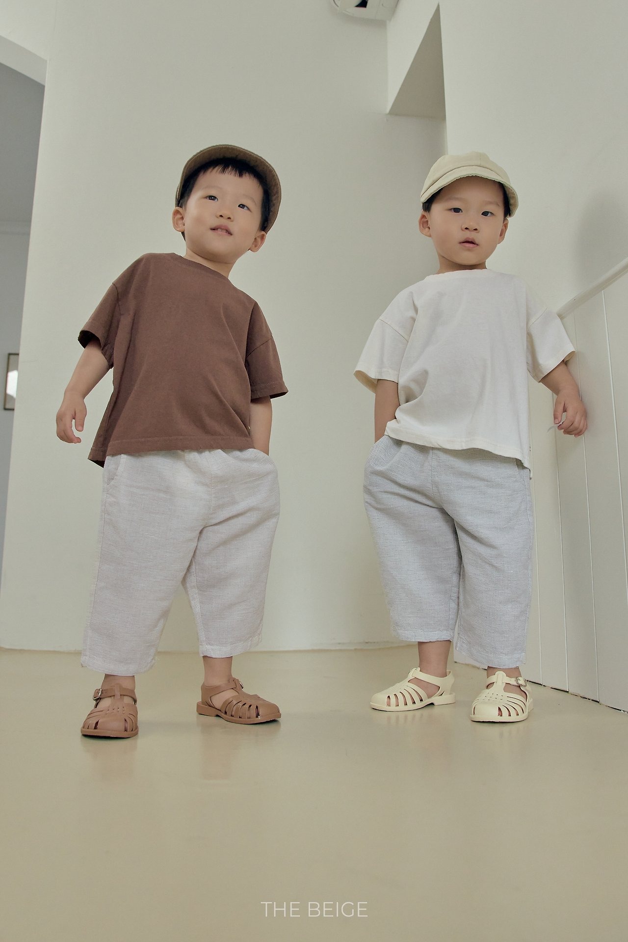 [THE BEIGE] Plain Short sleeve T-shirt / [더베이지] 무지반팔티