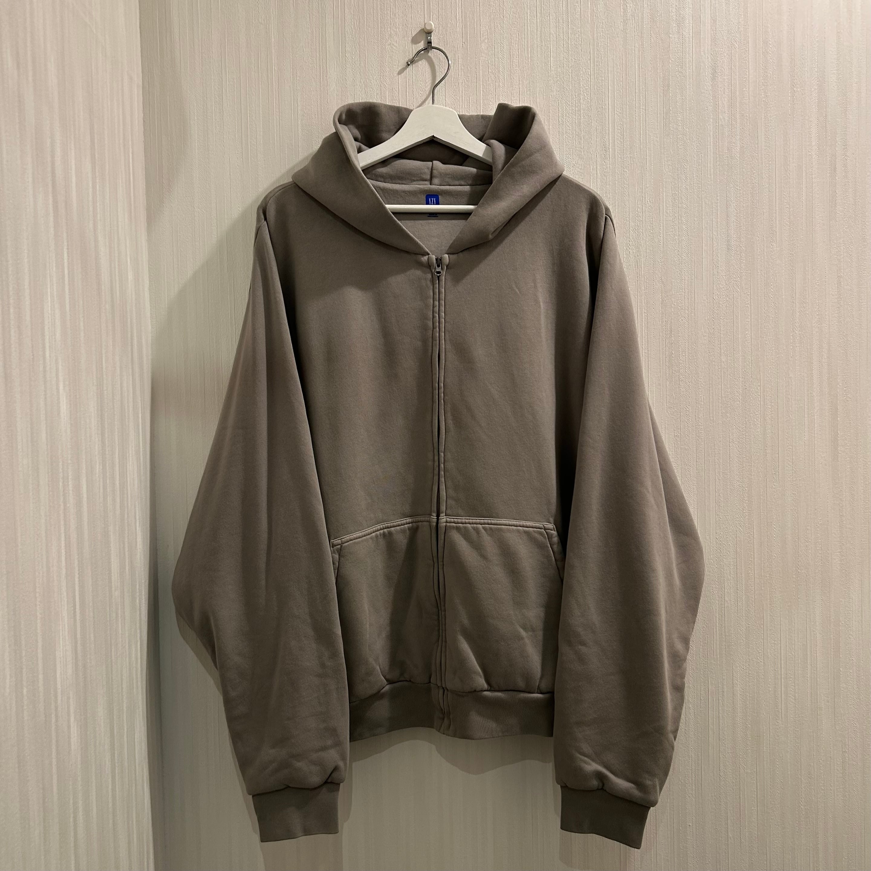 Dead Stock!! "GREY 11 "2022s Yeezy×Gap Double Face Zip Up Hoodie【DST】