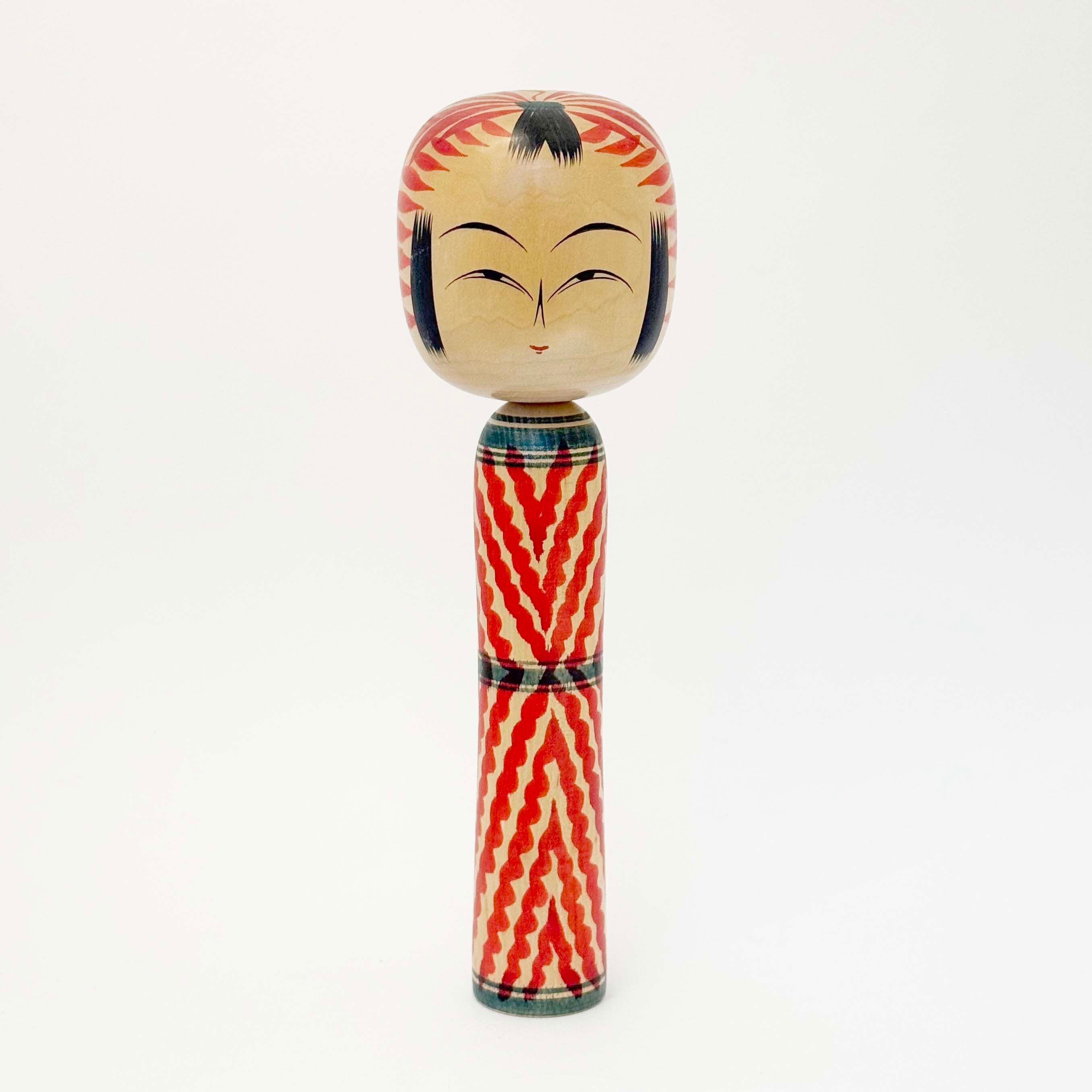 遠刈田系 / 佐藤良子工人（木目 緑帯 25cm）