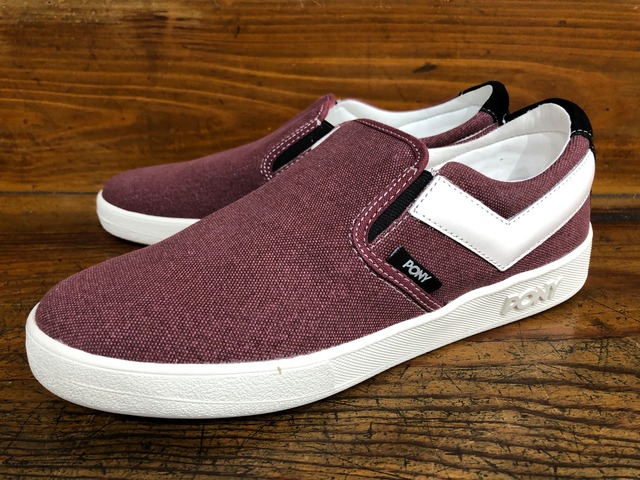 PONY SLAMDUNK SLIP ON (BURGUNDY)