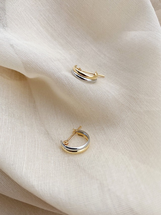 By color hoop earring