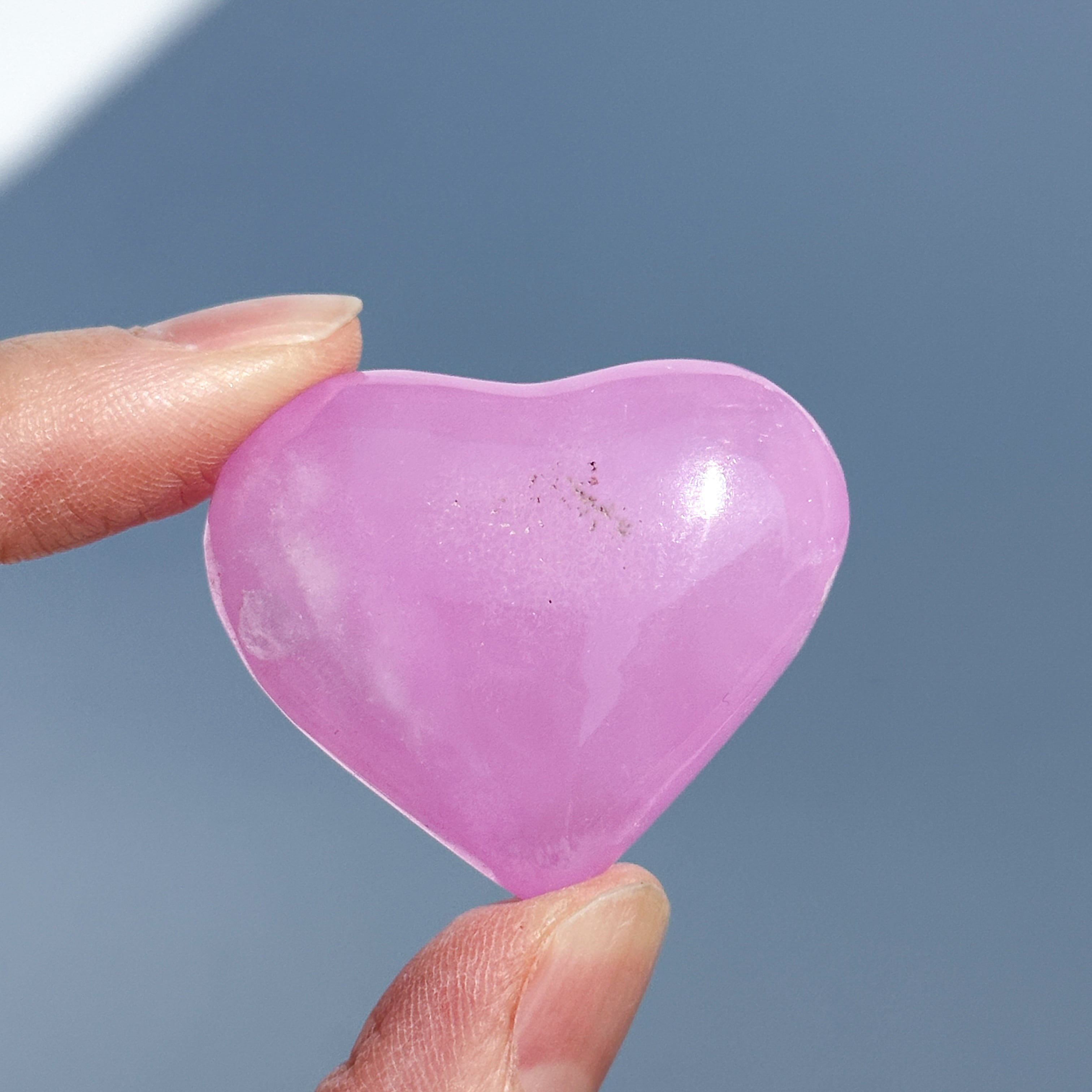 高品質　ピンクアラゴナイト　ハート　天然石 高品質】ピンクアラゴナイト ハート53◇Pink Aragonite◇天然石・鉱物