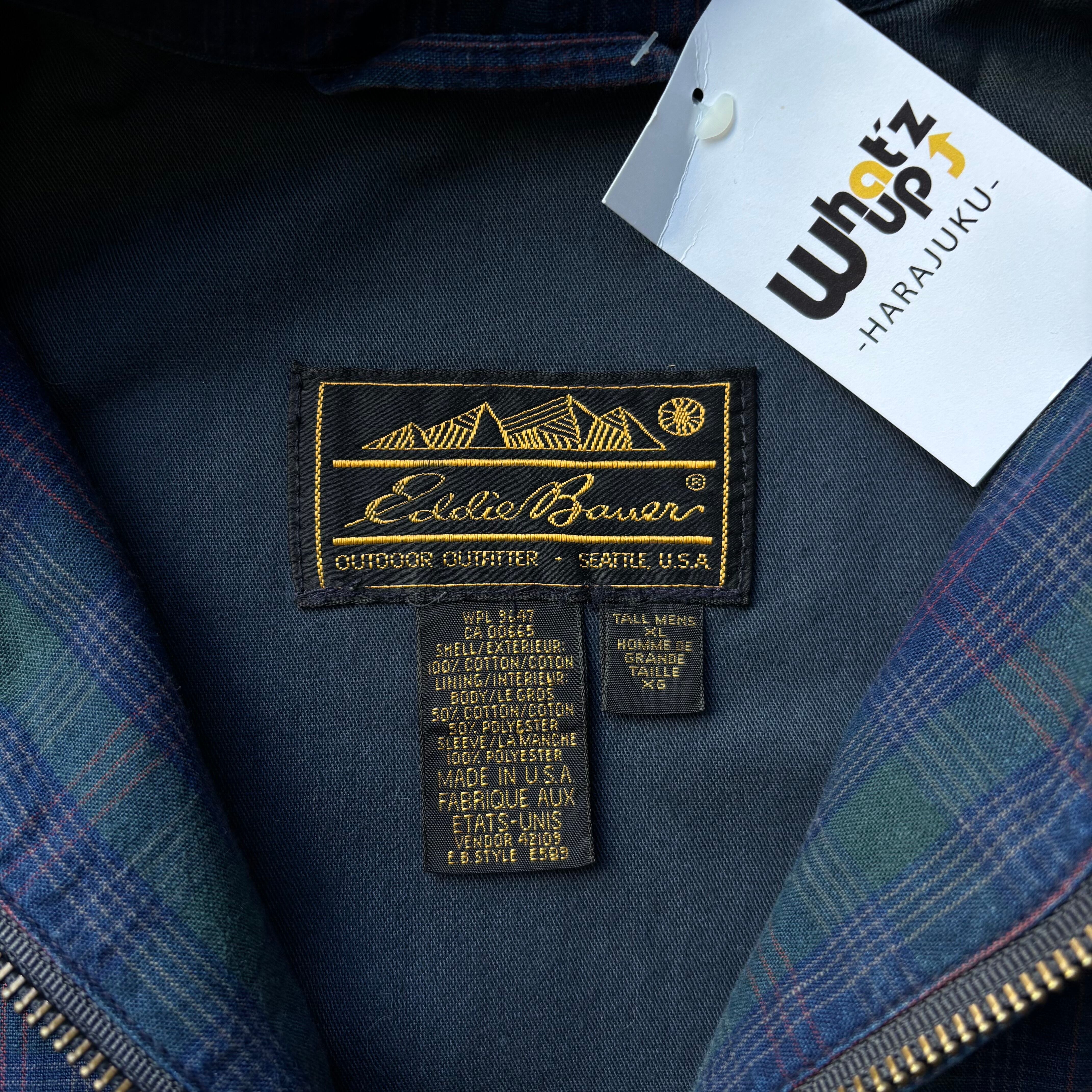 90s Eddie Bauer check pattern swing top【仙台店】 | What'z up
