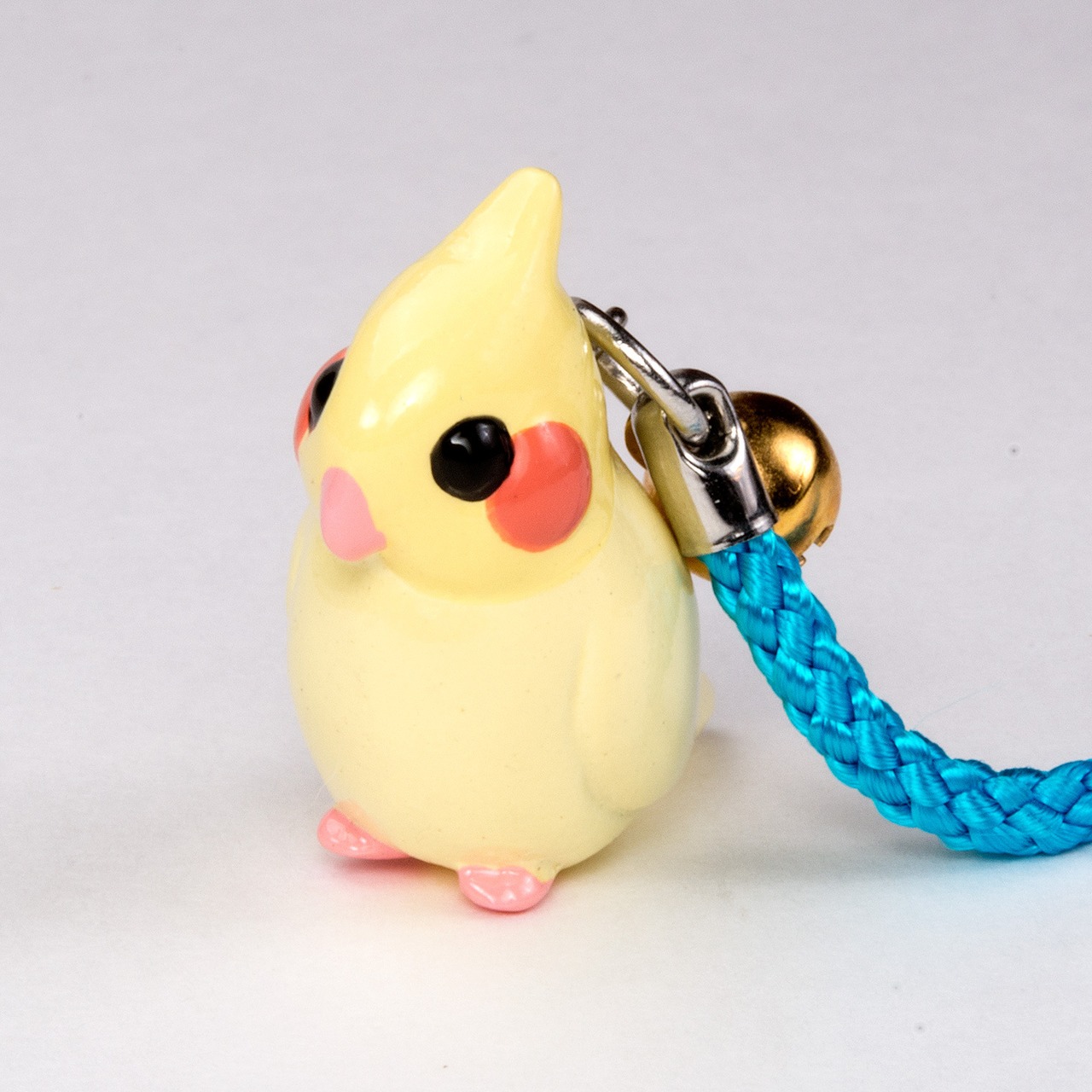 鳥シリーズ オカメインコ ストラップ BO-1001 ルチノー