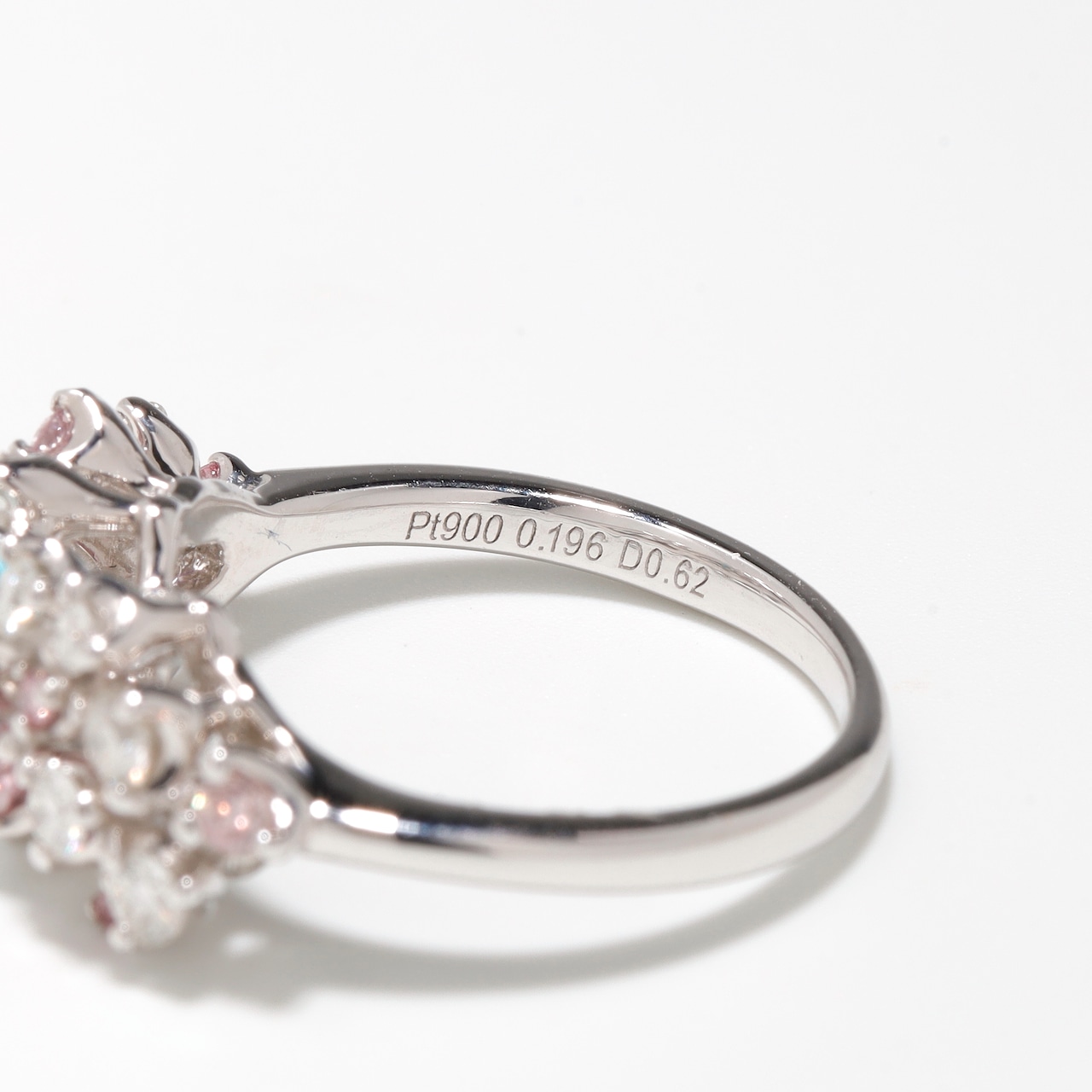 パライバトルマリンリング pt900 / 0.196ct / DA 0.620ct