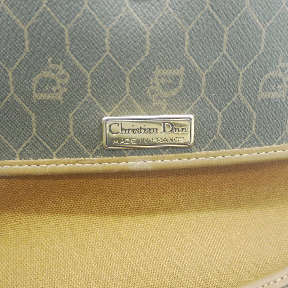 Christian Dior クリスチャンディオール ヴィンテージ ハニカム柄 ショルダーバッグ Y02319