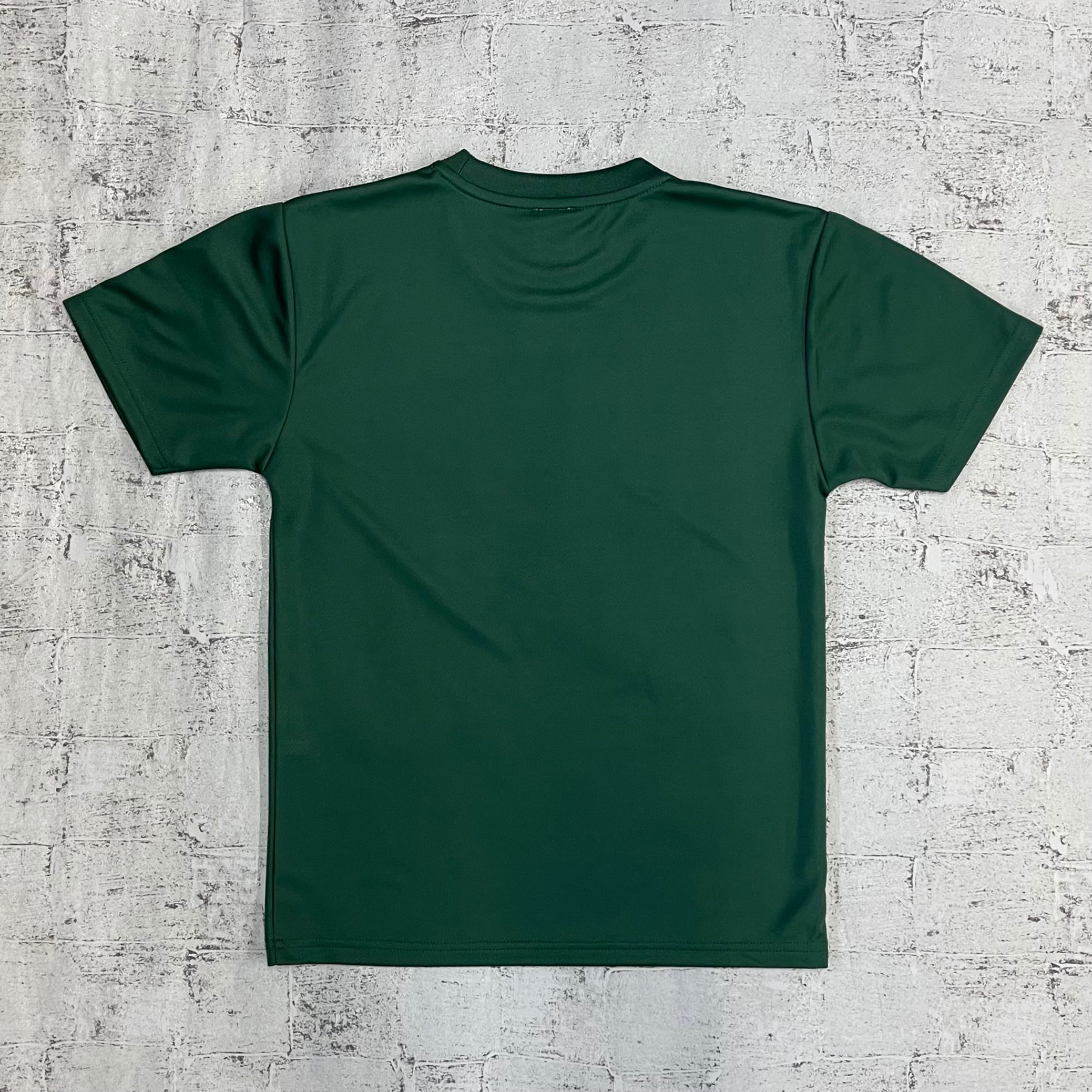 ジュニア ドライTシャツ 25JTC【green × cream】