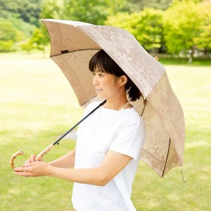 kirie ドットフラワー（長傘）（晴雨兼用傘）槙田商店・甲州織傘　顔色を美しくする ki-df-l