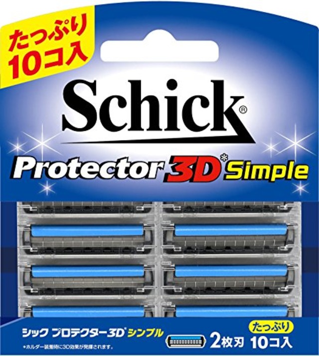 SCHICK シック プロテクター3D シンプル 替刃 (10コ入)