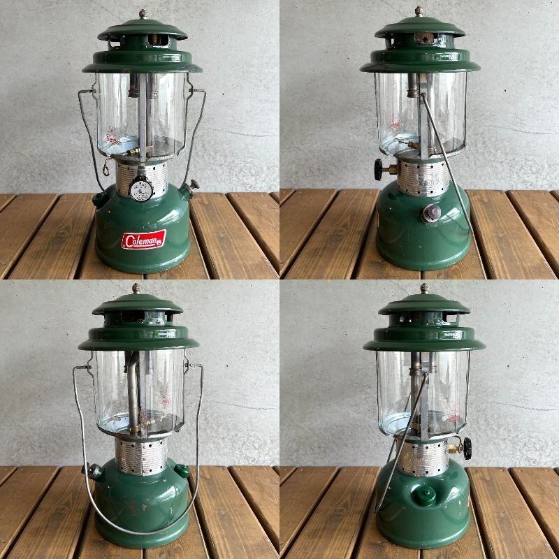 未使用 コールマン 220F ツーマントルランタン 1971年10月 コールマン 220F 1971年10月製造 ツーマントル ランタン COLEMAN