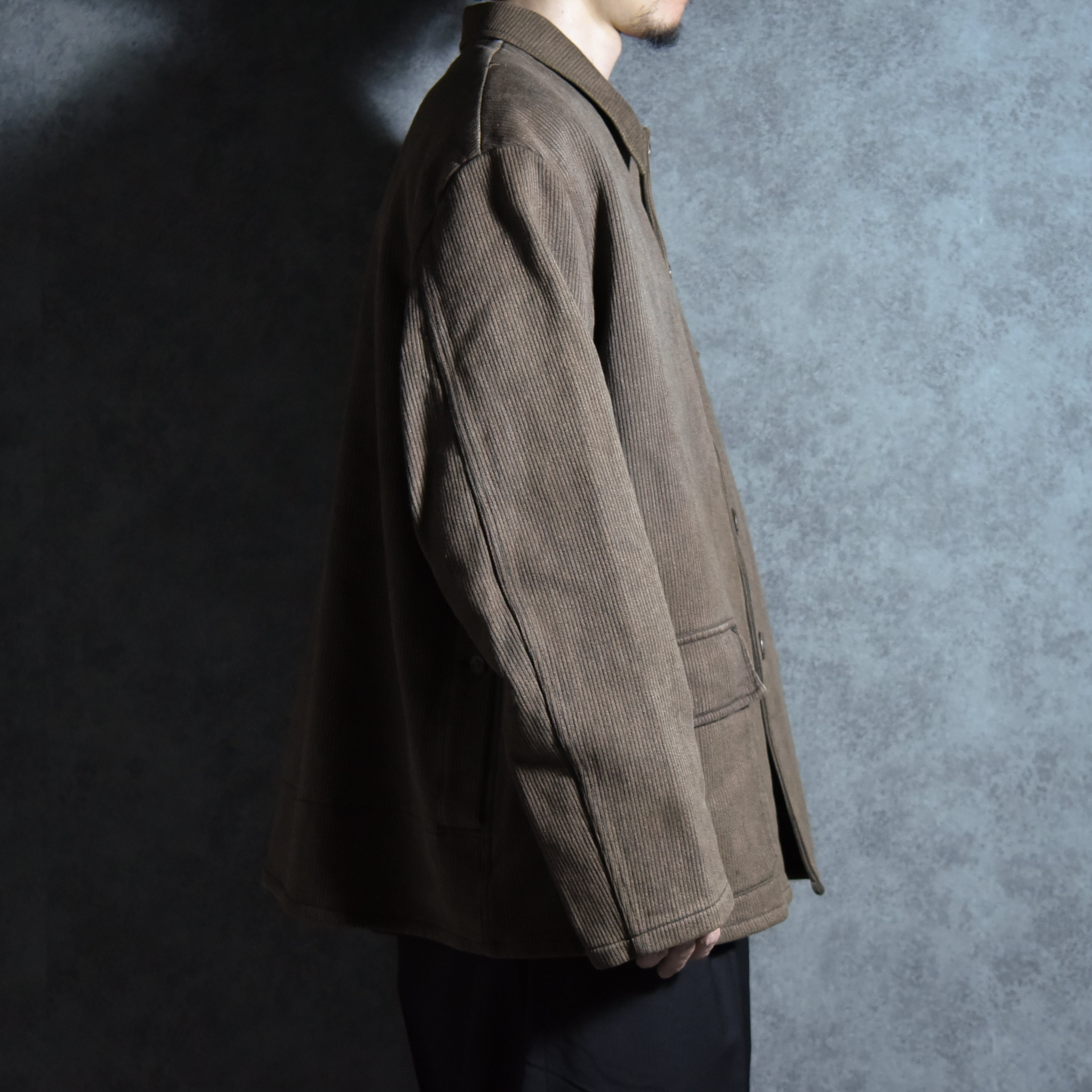 50s Le Mont Saint Michel French Vintage Hunting Pique Jacket With