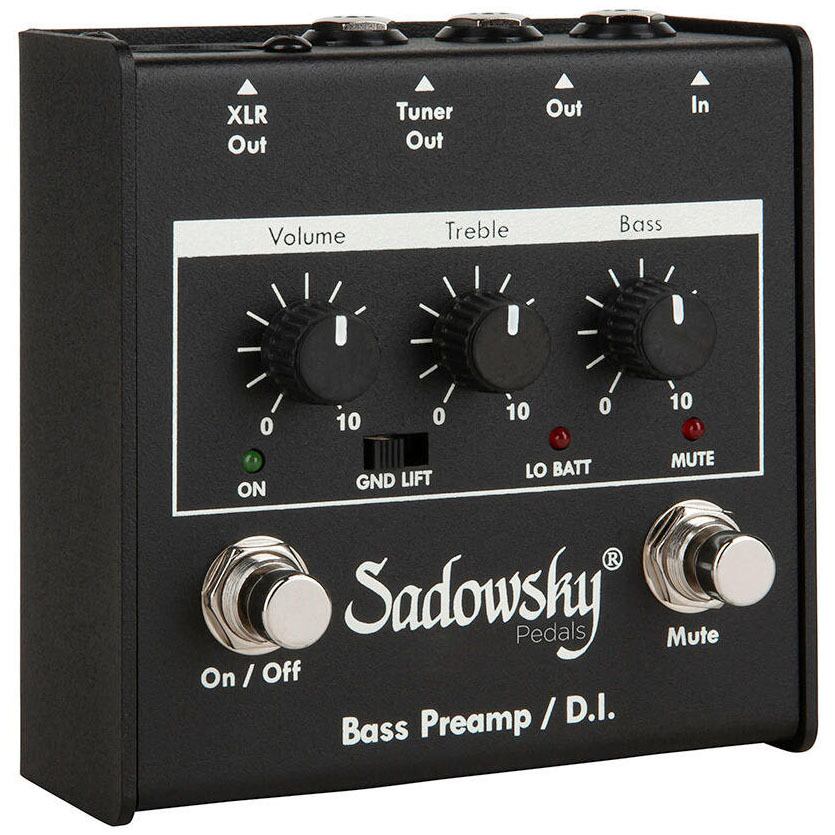 ベース Sadowsky Pedals Bass Preamp Sadowsky SBP-1 Bass Preamp V2 Bass Preamp/DI 【プリアンプ