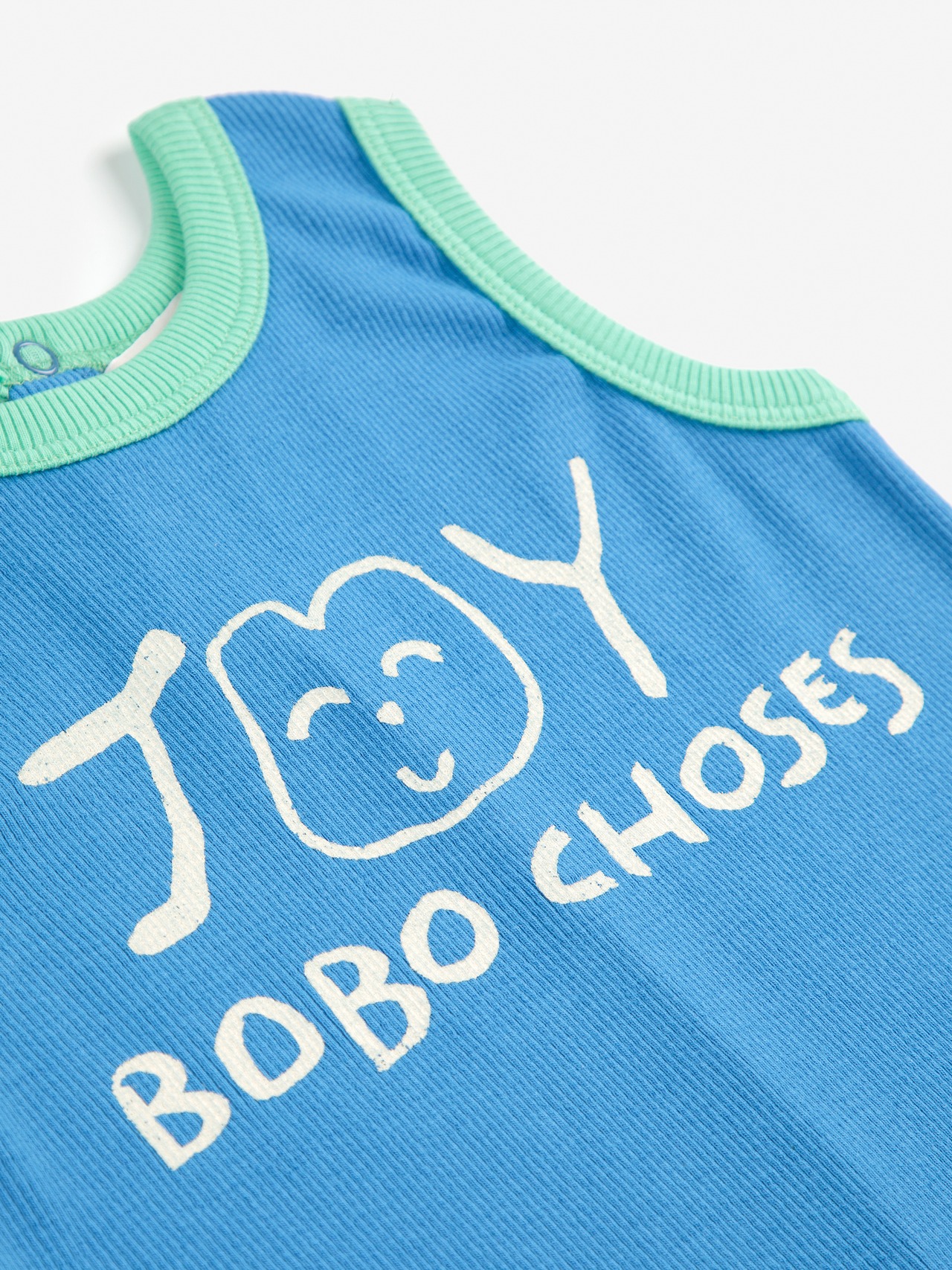 BOBO CHOSES / Baby Smiling blue playsuit / BLUE