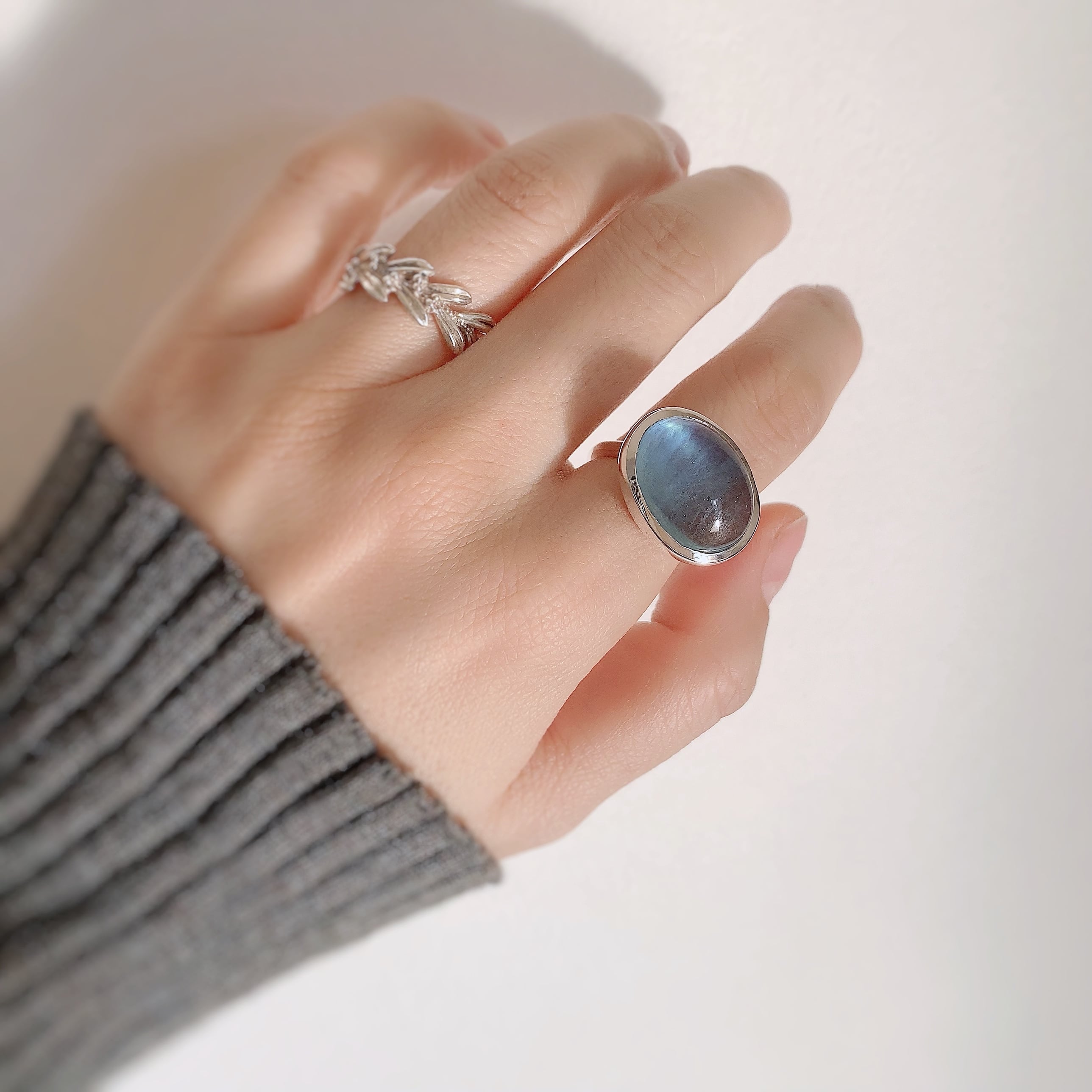Aquqmarine アクアマリン リング（大） 【1点限定】 | DoubleMoon jewelry