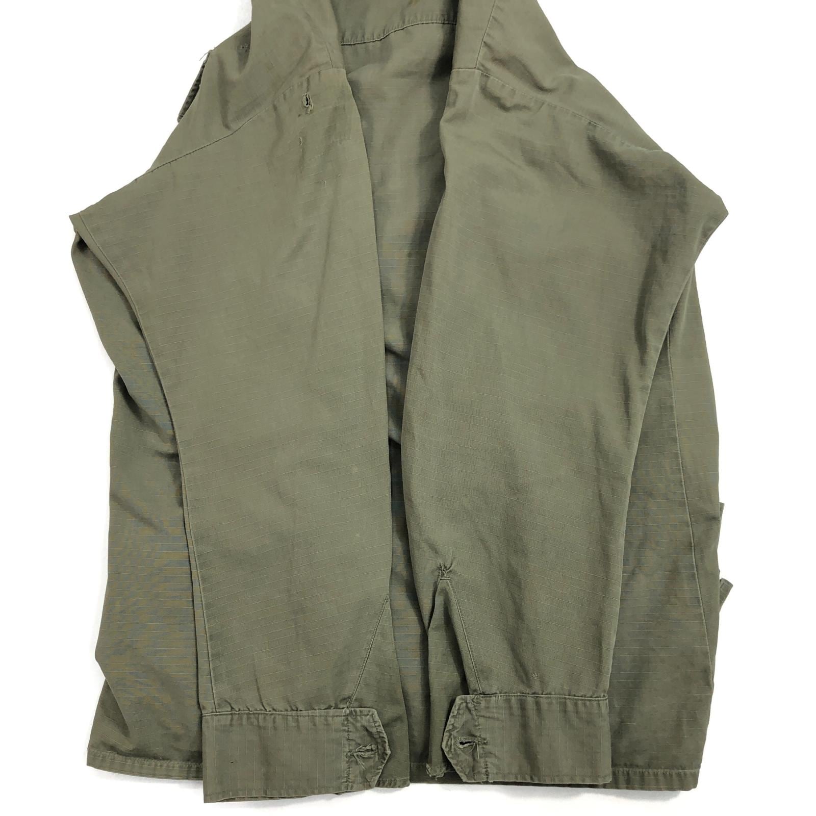 70年代 U.S.ARMY COMBAT TROPICAL RIP-STOP 4th jungle fatigue jacket