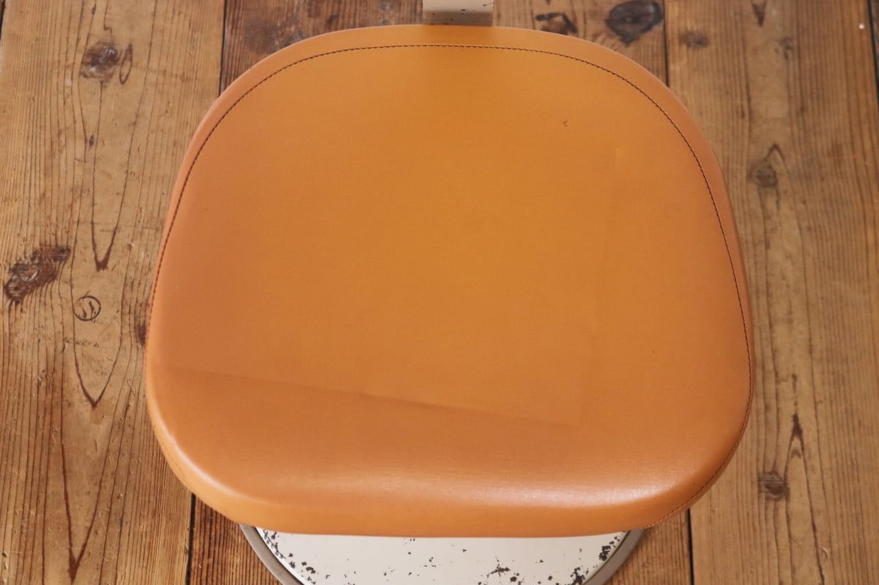 レトロ okamura オカムラ デスクチェア 学習椅子 回転 昇降