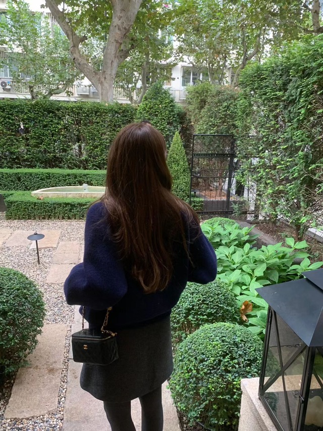 (予約) ounce / Bailey Collar Knit cardigan 2color