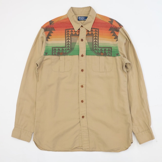POLO RALPH LAUREN NATIVE PATTERN L/S SHIRT