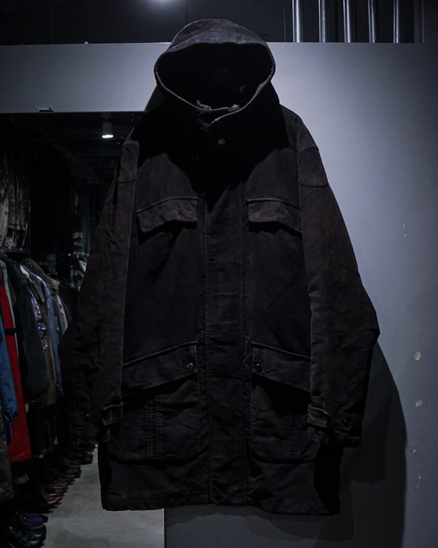 【add (C) vintage】Beautiful Dark Fade Vintage Military Motif Jacket