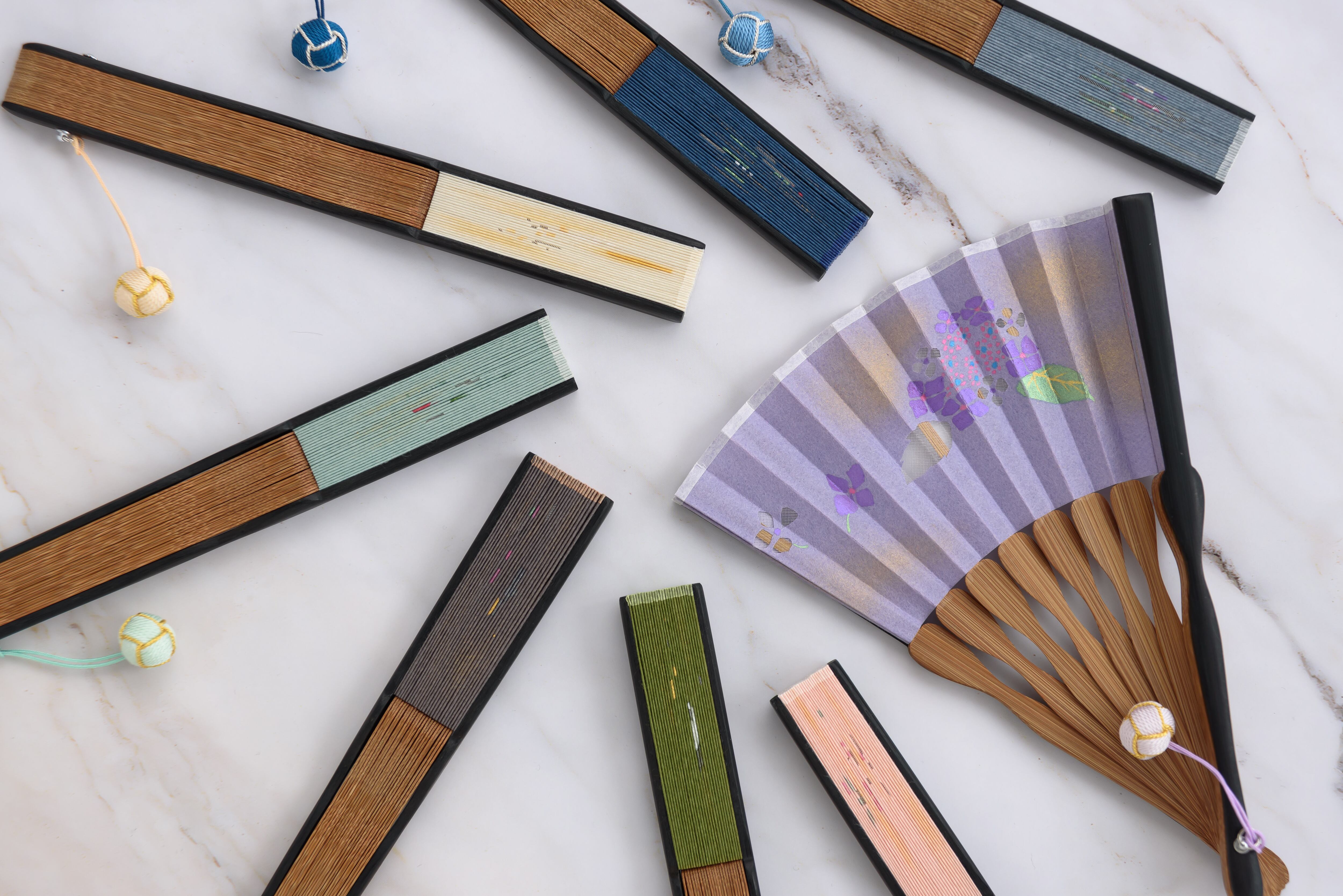 ポイントスカシ パンダ・草 | 紗月扇 京都【オンラインショップ】 | 京