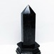 モリオン 黒水晶 六角柱 台座付属 一点物 152-4032
