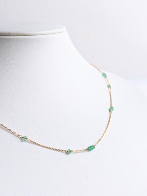 K18 Emeralds necklace