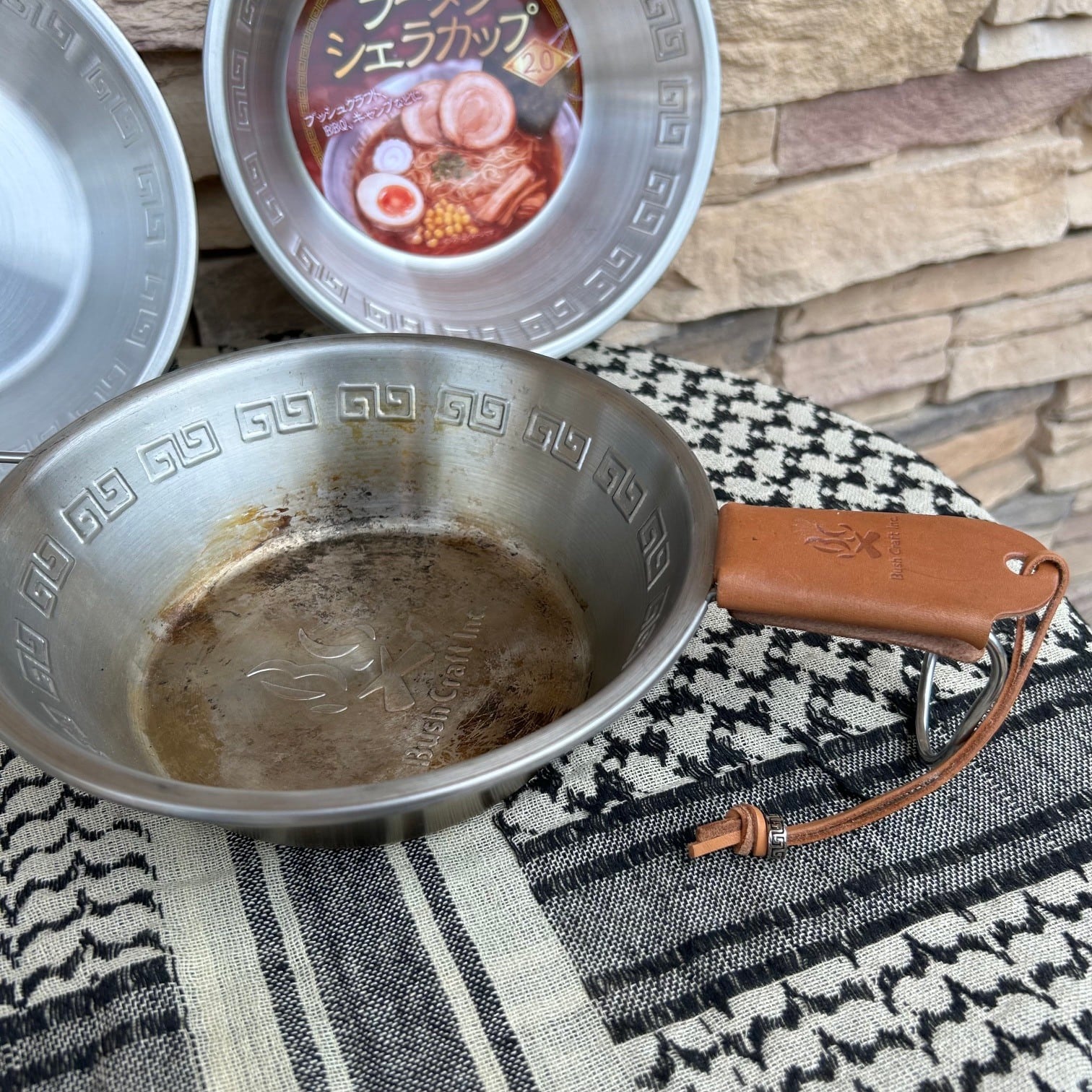 大分県製 木製 シルバー杯 Bush Craft Inc. ＜ ブッシュクラフト ＞ 】『 ラーメンシェラカップ用