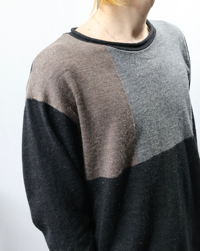 【AD2004 COMME des GARÇONS HOMME】colored light wool knit