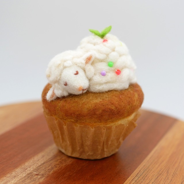 どうぶつカップケーキ / ひつじスプリンクル