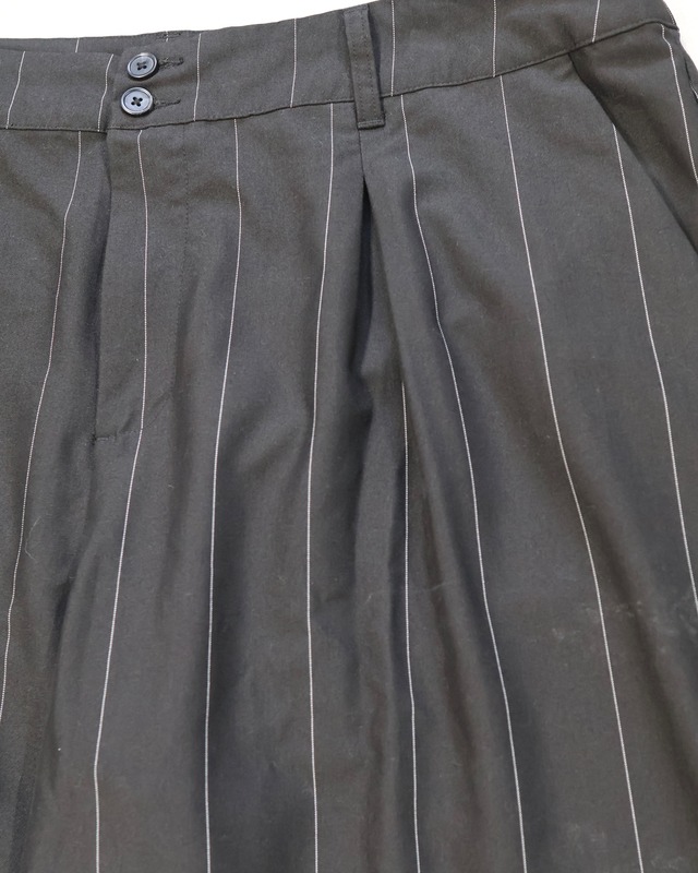 pinstripe buggy straight slacks