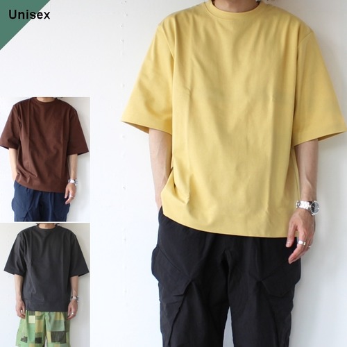 amne ５分袖クルーネック JERSEY HS Tee