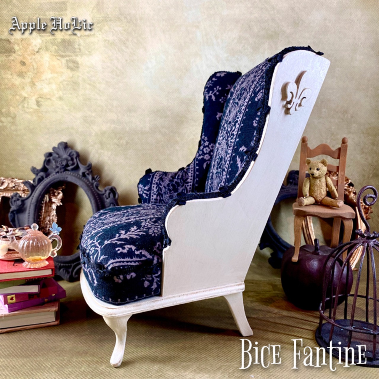 ドール チェア L　Bice Fantine Black ・ビーチェ ファンタイン ブラック　1/6