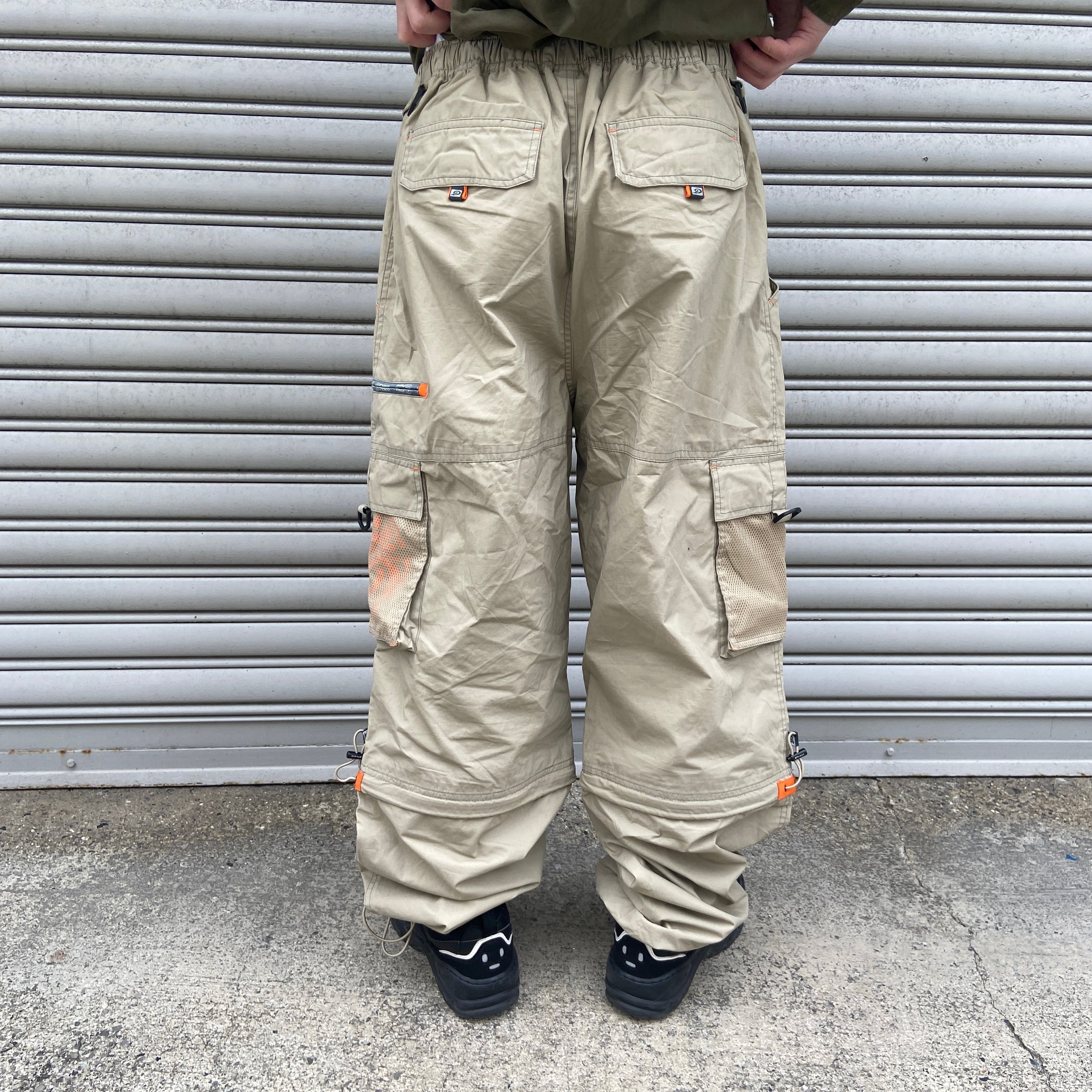 ヴィンテージ　nylon pants 2way ドローコード　テック