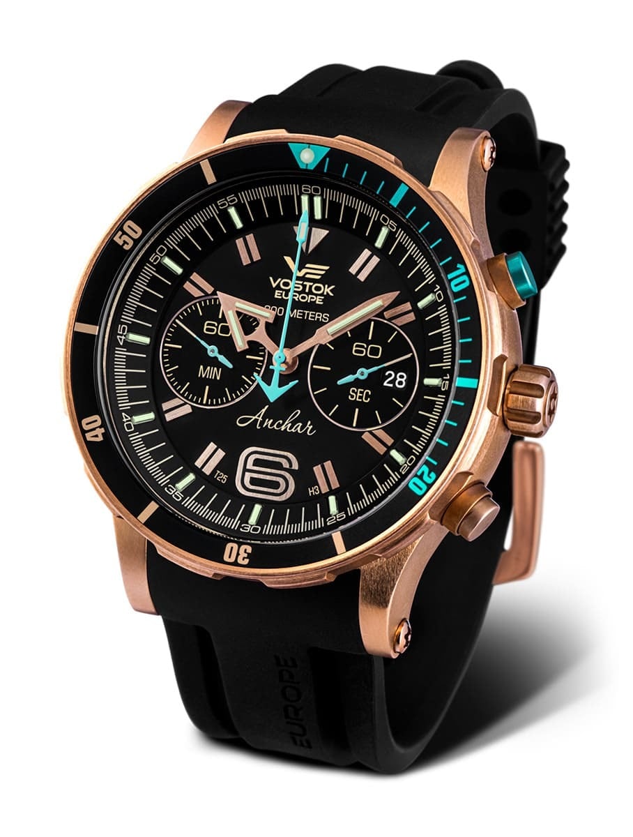 輝く高品質な VOSTOK EUROPE Submarine ボストークヨーロッパ】Anchar 3針+カレンダー