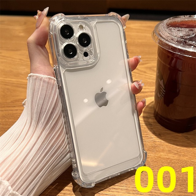 iPhoneケース 【籐】 透明プラスチック マーブルリング付き ?