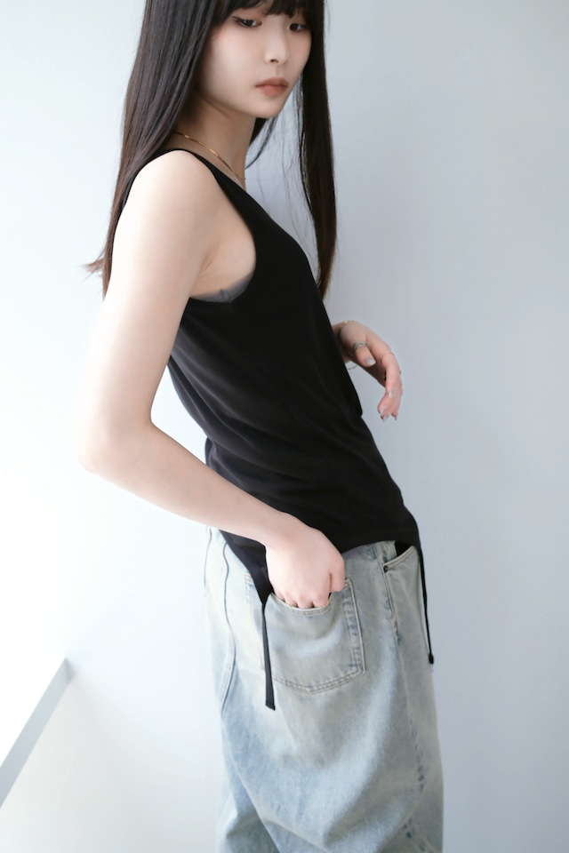 Garter Tank　ガータータンク　Black