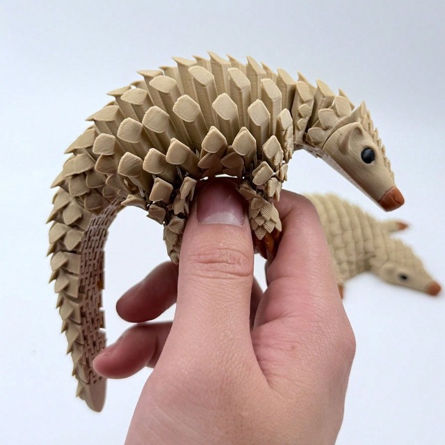 3Dプリント穿山甲装甲小像 置物 デスクトップ
