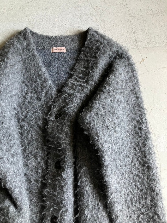MOHAIR GREY CARDIGAN
