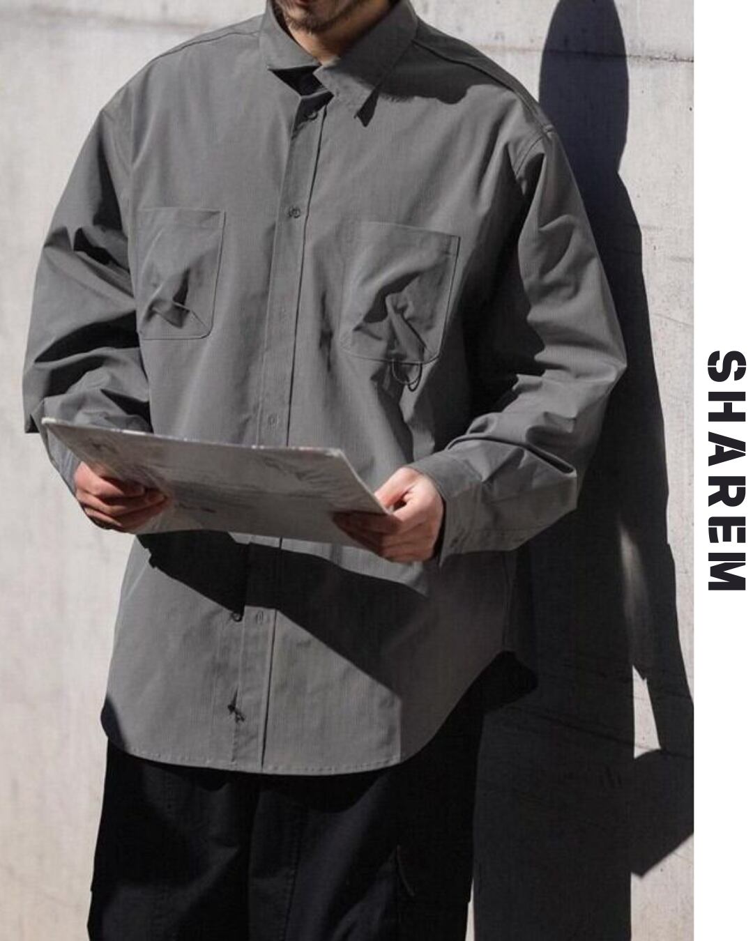 plaid off shoulder shirt B0162