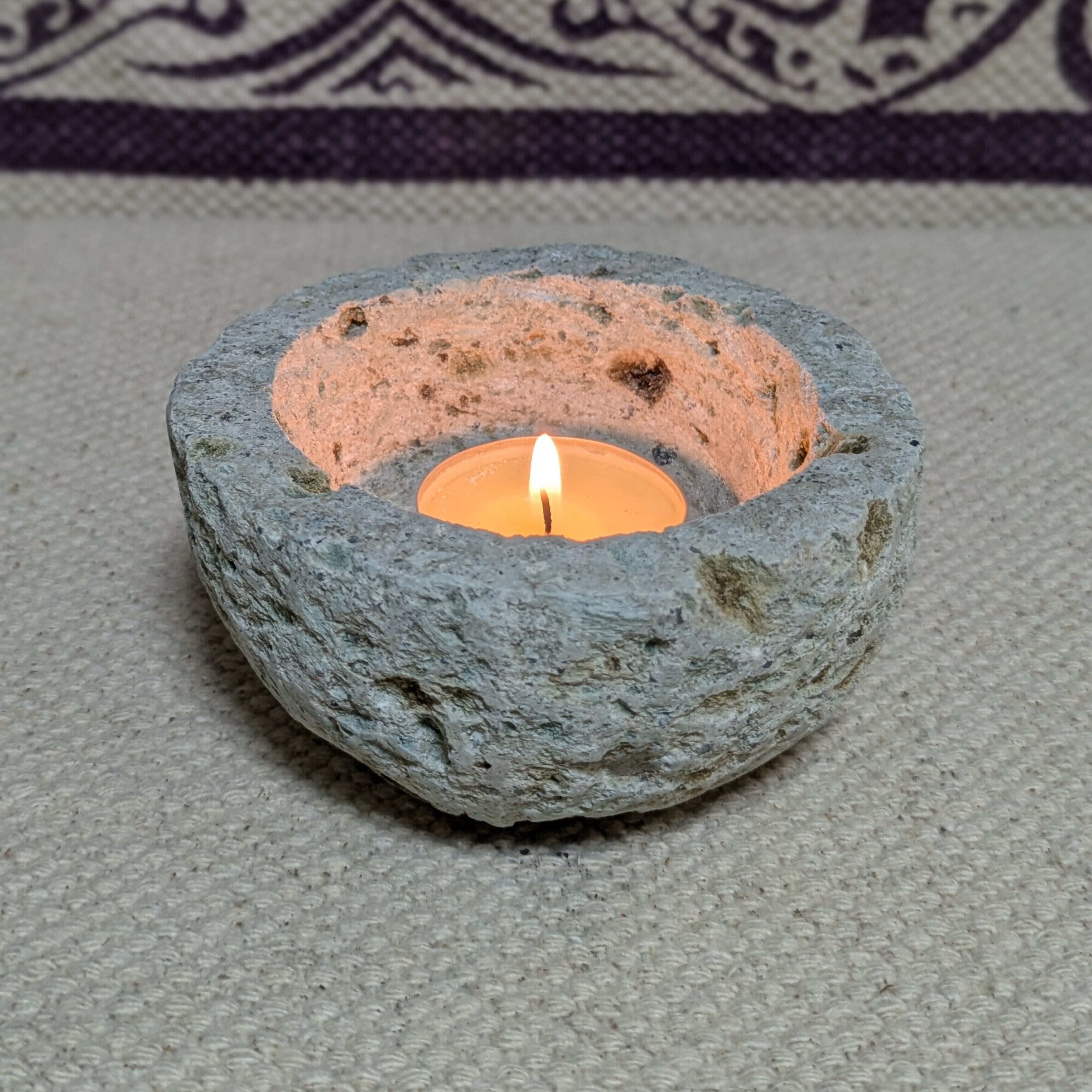大谷石のキャンドル器 | GRANITE STAFF